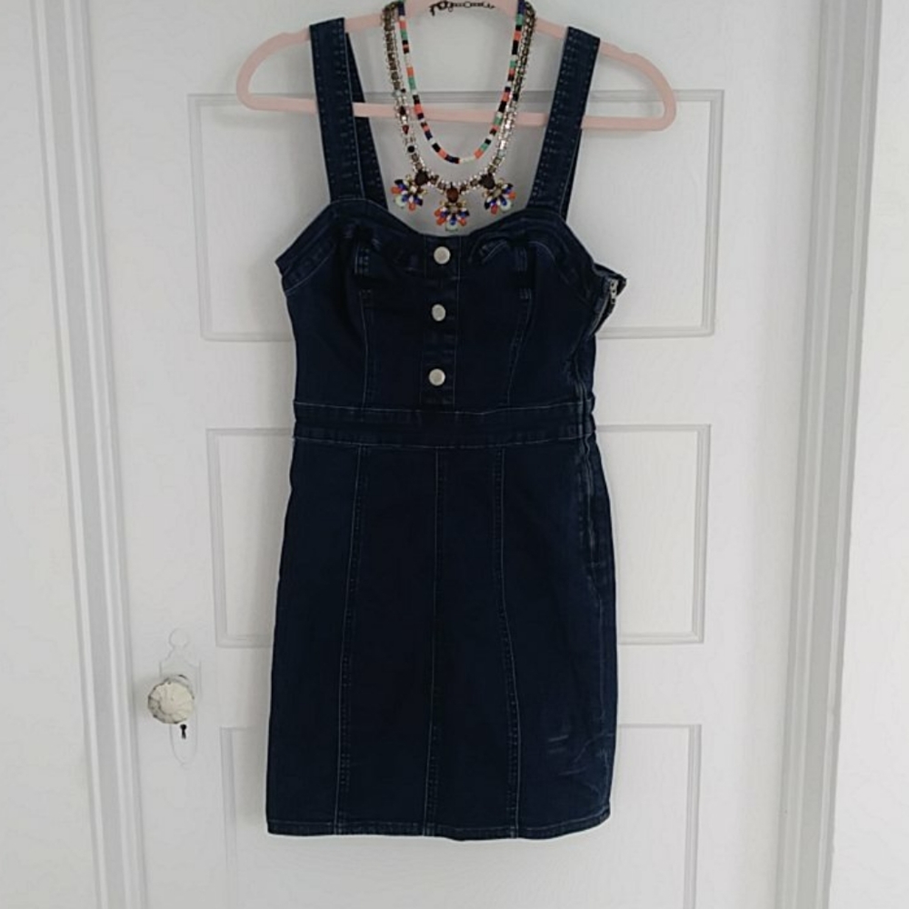 Guess denim dress / "Needs to be clean"